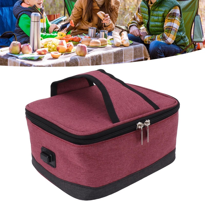 USB Heating Insulation Bag Portable Electric Heating Food Container Constant