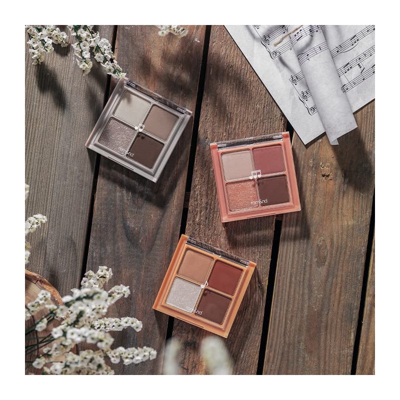 rom&nd Better Than Eyes Korean Makeup Eyeshadow Palette, Intense and