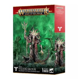 Games Workshop Vizzik Skour, Prophet of the Horned Rat Warhammer Skaven Age of Sigmar