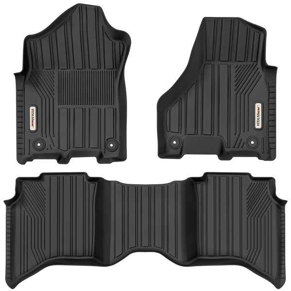 YITAMOTOR Floor Mats Fit for Ram 2500/3500 Crew Cab 2024-2019,