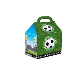 Folat Football 26204 Small Boxes, Set of 4, Multi-Colour, 9.5 x 9.5 x 15 cm