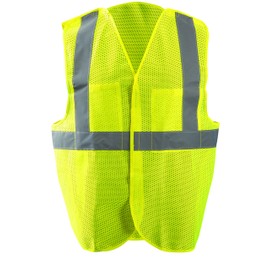 Occunomix LUX-SSGCB-YL/XL Class 2 High Visibility Mesh 5-Point Break-Away Vest, Large/X-Large, Yellow