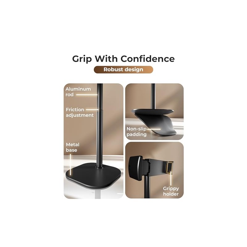 COOPER ChatStand, soporte ajustable para teléfono celular para escritorio, soporte