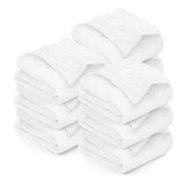 Utopia Bedding Utopia Bedding White 300GSM Fleece Blanket (Queen Size - 90x90 Inch) Luxury Soft Bed Blanket (Bulk Pack of 9)