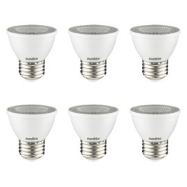 Sunlite LED PAR16 Dimmable, Short Neck Recessed Spotlight Light Bulb, 7-Watt, (50W Halogen Replacement) 500 Lumens, Medium E26 Base, ETL Listed, 6 Count, 5000K Daylight