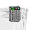 Live Bait Aerator,Ultra-Long Battery Life,Rechargeable Aquarium Air Pump 3w/24GPH(2600mAh Single