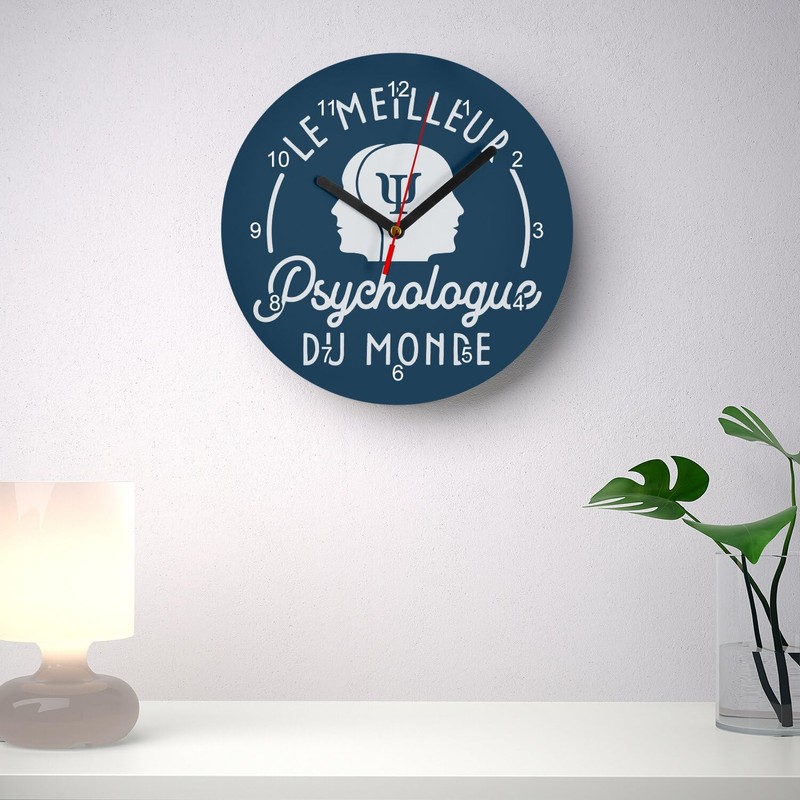 Fabulous Glass Wall Clock - The Best Psychologist in the