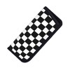 Giinly Checkered Black White Lattice Glasses Case Eyeglass Sunglass Case