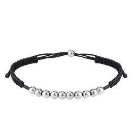 Mikovivi Golf Score Counter Beads Armband, Verstellbar 10 Perlen Schlagzähler-Armband Geschenk Stilvoll Golf-Zubehör für Frauen Männer (Schwarz)