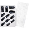 essence nails in style artificial fingernails, no. 17, black, express