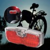 Unbranded Bicycle Rear Reflector Tail Light Luggage Rack Mounted Taillight