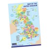 UK Map Political Childrens Pupils School Classroom Display Wall Poster