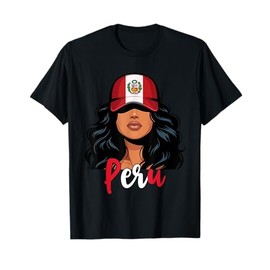 Peruvian Girl Peru Flag Proud Peruana Women T-Shirt