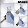 CNCTOPBAOS 210 Mini Lathe Milling Vertical Slide Tool Holder,Cast Iron
