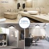 Zeyzer Bathroom Exhaust Fan with LED Light Square Quiet Modern