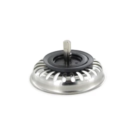 DL-pro Strainer Basket 82 mm with Spigot 8 x 24 mm Like Blanco 125561 Strainer Basket Sink Strainer Drain Strainer 24 Slots for Strainer Basket Valve Sink Sink Eccenter Operation