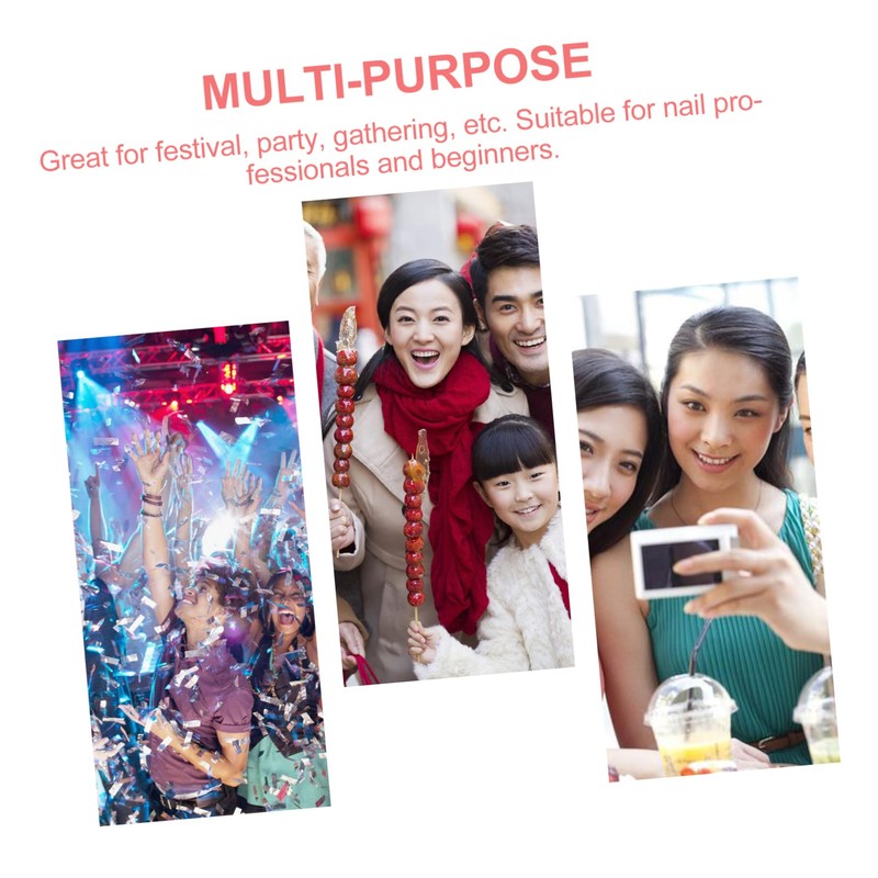 Beavorty 10 Sheets Easter Bunny Nail Stickers DIY Nail Decals