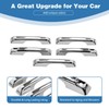 PDKLIN for Bronco Sport Door Handle Cover Chrome for Ford