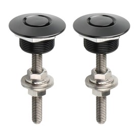 2 Stück Bonnet Lock Schnellverschluss, Lock Latch Motorhaubenschloss, Aluminium Hood Pin Bumper Quick Release, Aluminiumlegierung Motorhauben Pin Lock Clip, Druckknopf Stoßstangenclip