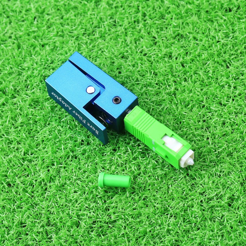 Fiber Optic Adapter FC/SC/LC APC Square Type Bare Fiber Adapter