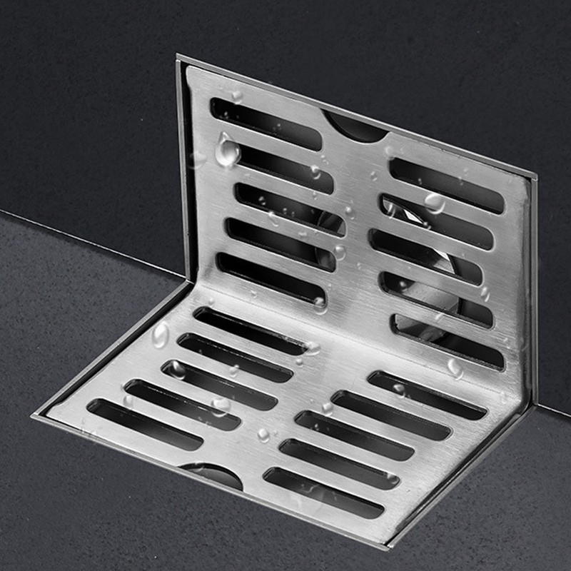 Side Drain 304 Stainless Steel Corrosion Resistance Thickened L Shape