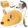 Interactive Cat Toys Mouse for Indoor Cats Rechargeable Cat Toy