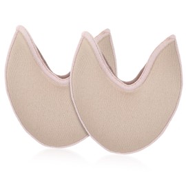 SAFIGLE 1 Pair Dance Toe Pad Protector Sebs Half Pads for Ballet Shoes Soft and Flexible Foot for Pointe Dance Beige for Comfort and Pressure Relief