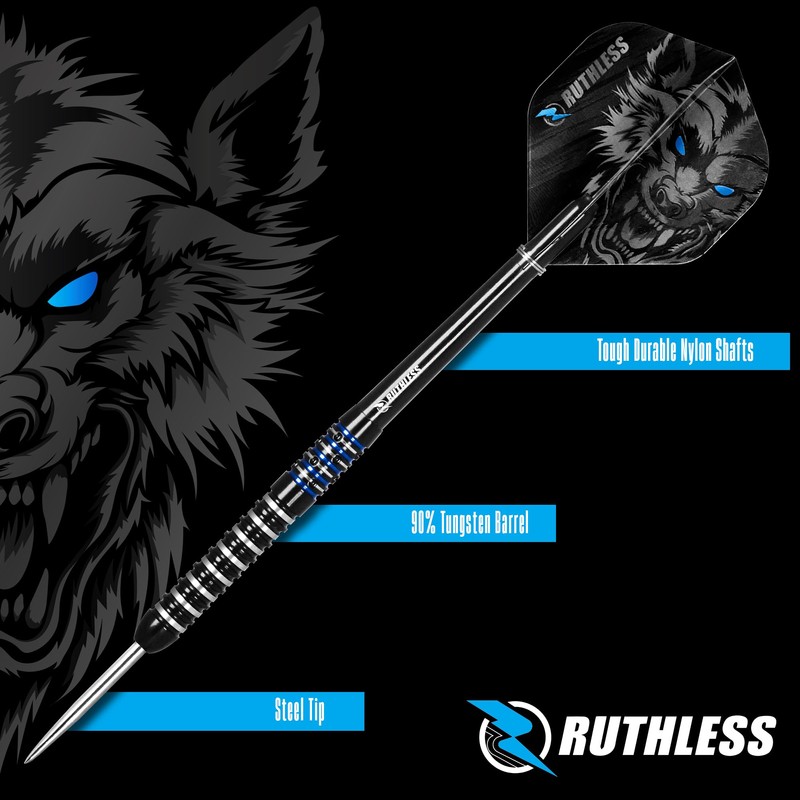RUTHLESS | Animal Darts Set | Steel Tip | 90%