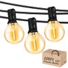 DAMAING Outdoor String Lights 100FT Globe String Lights with 52