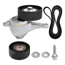 17540-54L00-000 Complete Serpentine Belt Drive Component Kit Compatible with Suzuki SX4 2010-2013 and Grand Vitara 2009-2013 2.4L L4 Replace 36323 1341A005