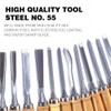 Monkey King Bar-12pcs Wood Carving Chisel Set- Sharp Woodworking Tools