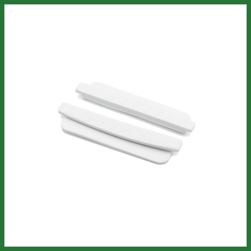 Motoforti 8pcs White Plastic Car Body Door Side Edge Anti-collision