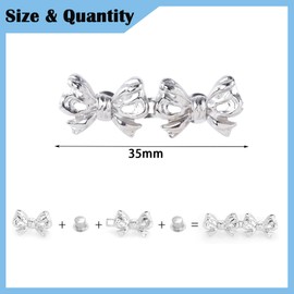 Tehttz 4 Sets Pant Waist Tightener Pin, Butterfly Buttons Pins for Loose Jeans Metal Brooch Waist Cincher Clip Adjustable Jeans Pants Button Tightener No Sewing Waist Button for Clothing