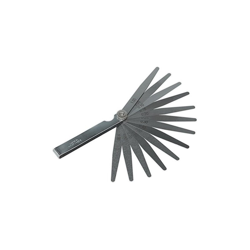 Sealey S0517 Metric Feeler Gauge, 13 Blade