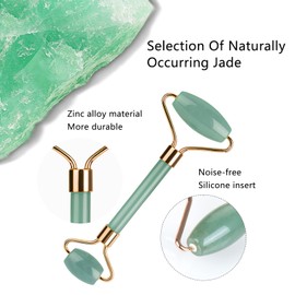 Face Massager, Jade Roller for Face, Eyes, Neck, Facial Beauty Roller, Skin Care Tools, Face Roller, Beauty Care, Massager, Self-Care, Gift for Men and