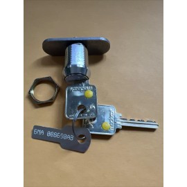 Medeco New Medeco 72S Cam Lock, High Security with 2 Keys Long Catch Pawls