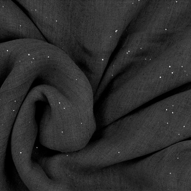 Glamexx24 Glitter Scarf Elegant Light Plain Loop Tube Scarf Round
