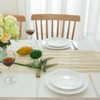 CHUQING Table Runner Beige Boho Gauze Cheesecloth Table Runner for