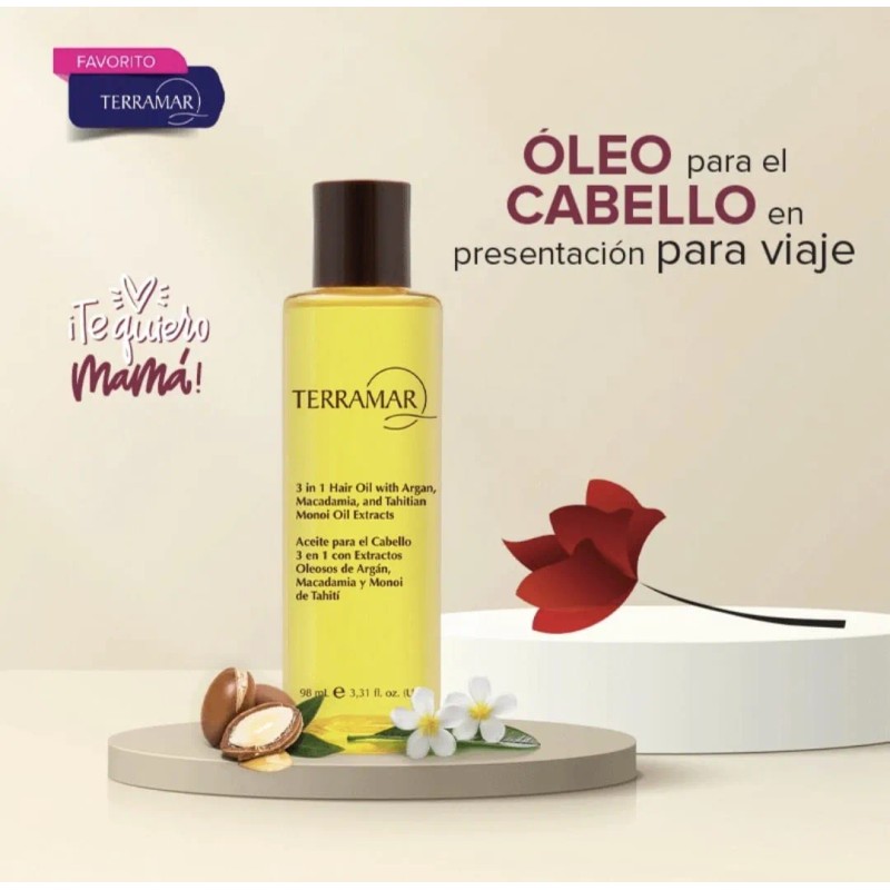 Aceite Cabello 3 En 1 Anti Frizz Nutrición 98 Ml