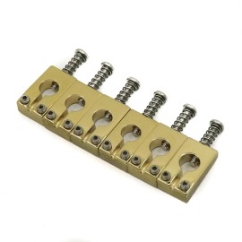 MannMade USA - PRS SE Silver Sky® Bridge Saddles - Gold