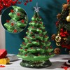 Boao 100 Pieces Ceramic Christmas Tree Bulbs and 5 Stars