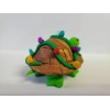 Celtic Forest Clay TURTLE Christmas Ornament TANGLED IN LIGHTS STANDING