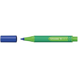 Schneider Link-it - Bolígrafo de fibra – negro bosque verde-P, Lapis blue.