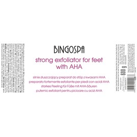 BINGOSPA Powerful exfoliation for feet with AHA acids, 600 g