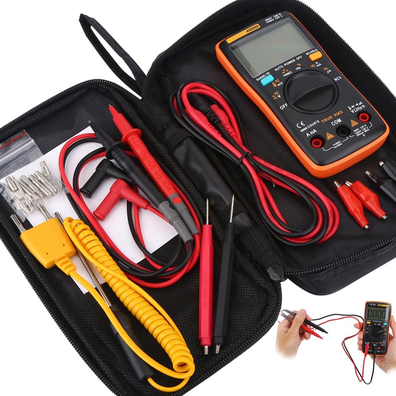 KooingTech Digital Multimeter Tester AN8009 with Bag, Voltmeter Multimeter with