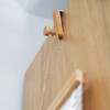 MDFAYE Over The Cabinets Hooks Coat Robe Towel Holder Door