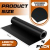 Pangda 4 Rolls 16 ft x 19.69 Inches Black Under