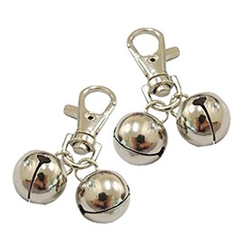 Harts Keepsafe Purse Handbag Keys Security Nickel Plated Bell Attachment to Prevent Pick Pockets 5 x Unit