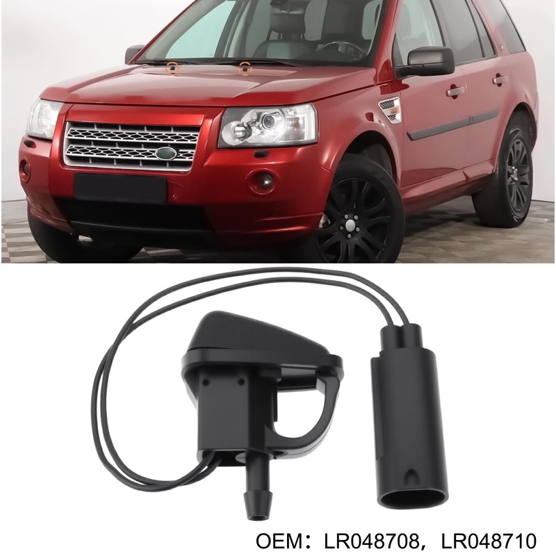 VGOL Car Front Windshield Heated Washer Nozzle Lr048708 Compatible With