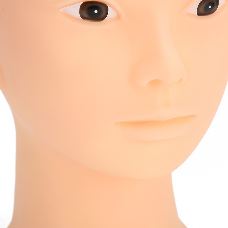 Mannequin Head Makeup Training Practice Wig Hat Display Bald Mannequin
